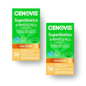 [세노비스] 수퍼바이오틱스 유산균 (60캡슐/60일분) x 2개