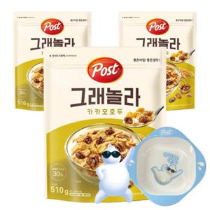 포스트 그래놀라 카카오호두 510g x3개+시리얼볼