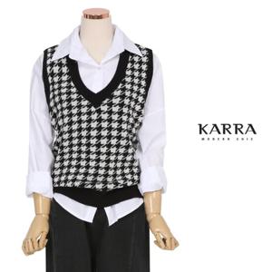 KARRA 볼드럭셔리체크루즈핏베스트_A3F0299