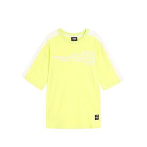 [NBA]유니 소매배색 레터링 티셔츠 (N202TS122P)