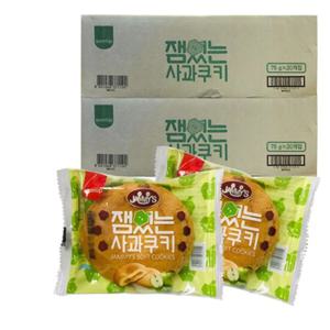 [삼립식품]잼있는사과쿠키 75g 1박스 (20개입) 2개