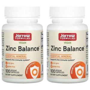 해외직구 Jarrow 자로우 징크 아연 밸런스 15mg 베지캡슐 100정 2개 Zinc Balance