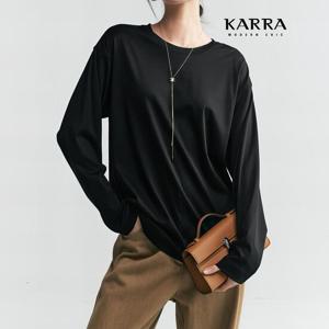 [카라]KARRA 박시롱소프트티셔츠_A4S0461
