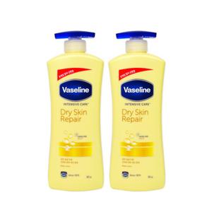 바세린 드라이스킨 리페어로션(600ml)-2개 보습로션 바디로션 건성용