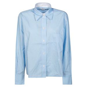 빅토리아 베컴 셔츠 1324WSH005238B 8959 marina white Azzurro