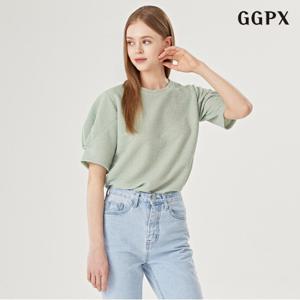 [GGPX]벌룬 핀턱 반팔 티셔츠 (GOALW012D)