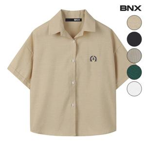 [BNX]카라넥 데일리 반팔 셔츠(BW2BL038L0)
