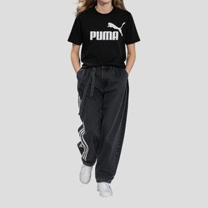 [푸마 키즈]푸마 PUMA 에센셜 로고 K 아동 주니어 반팔티 블랙 5