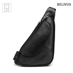 [빌리버스] 남자 슬링백 가죽 크로스백 힙색 여행가방 BJI142