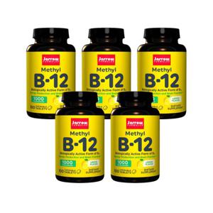 5개X  자로우포뮬러스  메틸  비타민  B  12  레몬  1000mcg  100  츄어블정