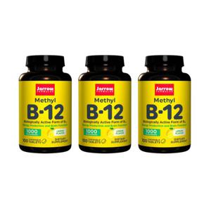 3개X  자로우포뮬러스  메틸  비타민  B  12  레몬  1000mcg  100  츄어블정