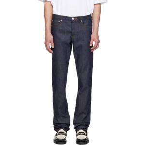 25 SS 아페쎄 남성 인디고 블루 쁘띠 뉴 스탠다드 데님 진 242252M186000