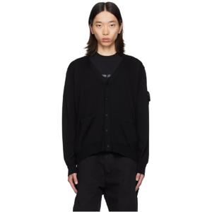 25 SS 스톤아일랜드 남성 블랙 패치 가디건 242828M200004