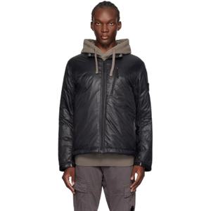 25 SS 스톤아일랜드 남성 블랙 패커블 재킷 242828M180015