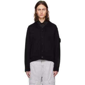 25 SS 스톤아일랜드 남성 블랙 패치 가디건 241828M200006