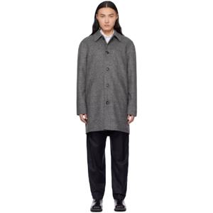 25 SS 아페쎄 남성 그레이 뉴 피트 맥 코트 251252M176000