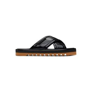 25 SS Stella McCartney 여성 블랙 스니크엘리스 트위스트 샌들 251471F124002
