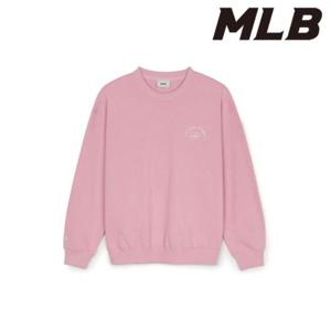 MLB (3AMTB0751-07PKM) 베이직 레터링로고 오버핏 맨투맨