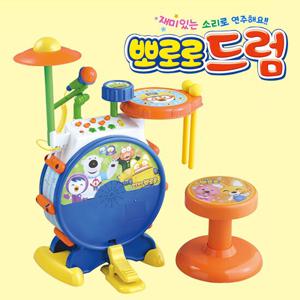 NEW 뽀로로 전자드럼 드럼 악기놀이