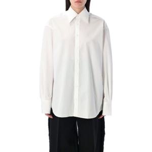 까르뱅 버튼업 칼라 루즈 핏 플레인 셔츠 6241K2109101 WHITE