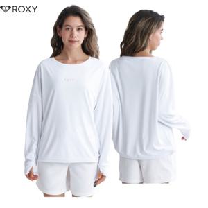 [퀵실버] 여성 스트링타이 루즈핏 래쉬가드 RE21RS200_WHT