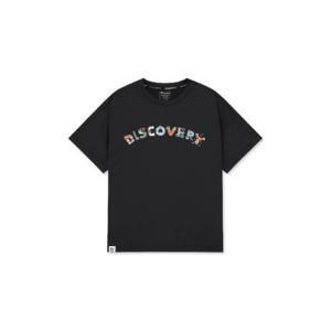 디스커버리키즈반팔티 AQS DKRS53043-BKS 키즈 콜라보 빅로고 반팔티셔츠