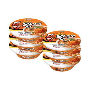 팔도 김치 왕뚜껑 110g x 6개 / 컵라면 큰컵