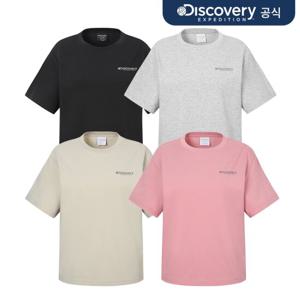 [디스커버리] 프레시벤트 워시드 여성 경량 트레이닝 반팔 티셔츠 4종 택1 DWTR66053-SET