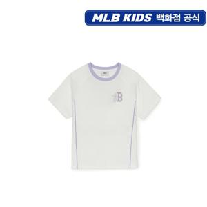 MLB키즈  모노그램 아웃도어 빅럭스 반팔티CL (7ATSM055343IVS)