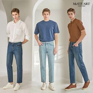 맥스튜어트 남성 슈퍼라이트 썸머 데님진 3종