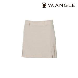 [와이드앵글]   WWM23Q13E2   여성 CO 뒷판 부분 플리츠 큐롯 L (Beige)