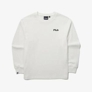 [휠라키즈]에센셜 긴팔 티셔츠 (FK2RLG1101X_OWH) .