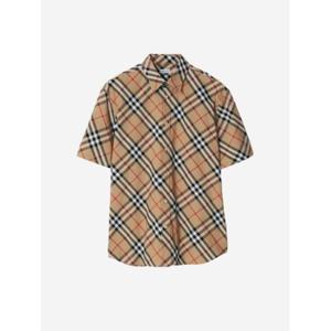 버버리 긴팔 셔츠 8087637158013 B9368SAND IP CHECK BROWN