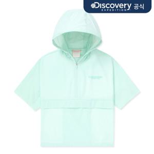 프레시벤트 여성 우븐 쿨터치 하이넥 반팔 아노락 (L.Aqua blue) DWTR96043-ABL