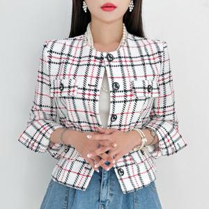 [금찌]금찌 이벨 체크 라인 자켓 JK7355