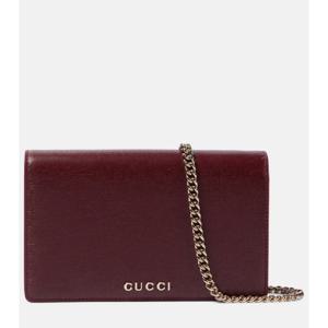 구찌 Gucci Script 레더 체인 지갑  P00995883