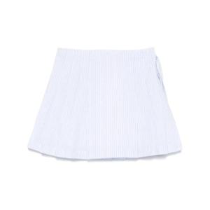산드로 캔디 스트라이프 미디 스커트 SFPJU01385