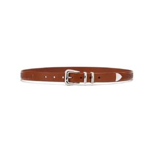 Brunello Cucinelli 우븐 버클 가죽 벨트 MAUOA253C6719