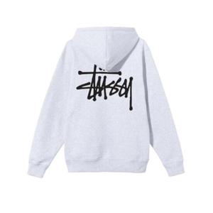 스투시 베이직 스투시 후드 애쉬 헤더 2021 1924649/1924649M