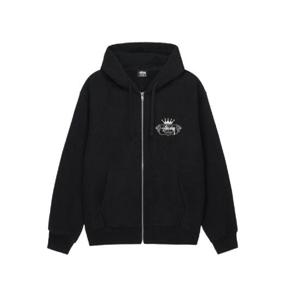 스투시 빌트 투 라스트 후드 집업 블랙 1975028