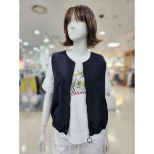 [아날도바시니] 세이브존05 브이넥 나일론 집업 베스트 AY04VT31S