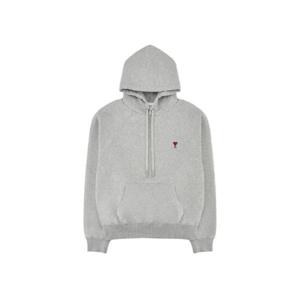 아미 스몰 하트 로고 후드 헤더 애쉬 그레이 BFUSW205-747-0951
