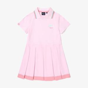 [휠라키즈]Girls 썸머 카라 플리츠 원피스_(FK2OPG2301F_SPN)