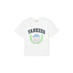 M MLB키즈반팔티 NQK 7ATSE0143-50WHS GREEN PLAY 반팔 티셔츠