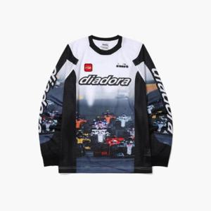 디아도라긴팔티 KQJ D3321LRL07BLK 피트크루 메쉬 롱슬리브 BLACK