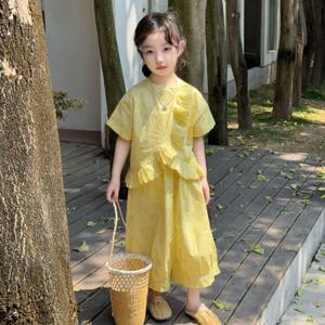 [베이비맥스] 플리츠 프릴 상하복 세트 R14136