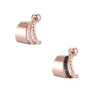[도로시] 14k 와이드 믹스라인 피어싱(2type)(1개)