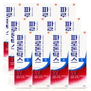 파로돈탁스 데일리 후로라이드 쿨링 민트 잇몸치약 100g x12개