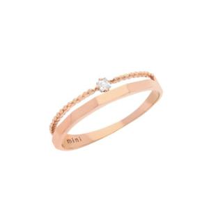 미니골드 14k 트리니티 엣지 큐 미스링 RETM4119