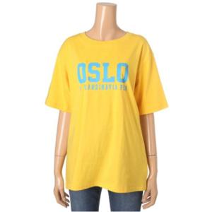 [시에로]OSLO 배색 레터링 박시핏 반팔티 (SF2TSF403)